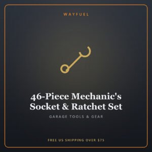 46-Piece Mechanic's Socket & Ratchet Set