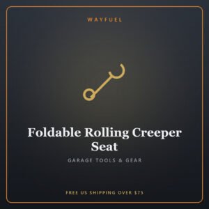 Foldable Rolling Creeper Seat