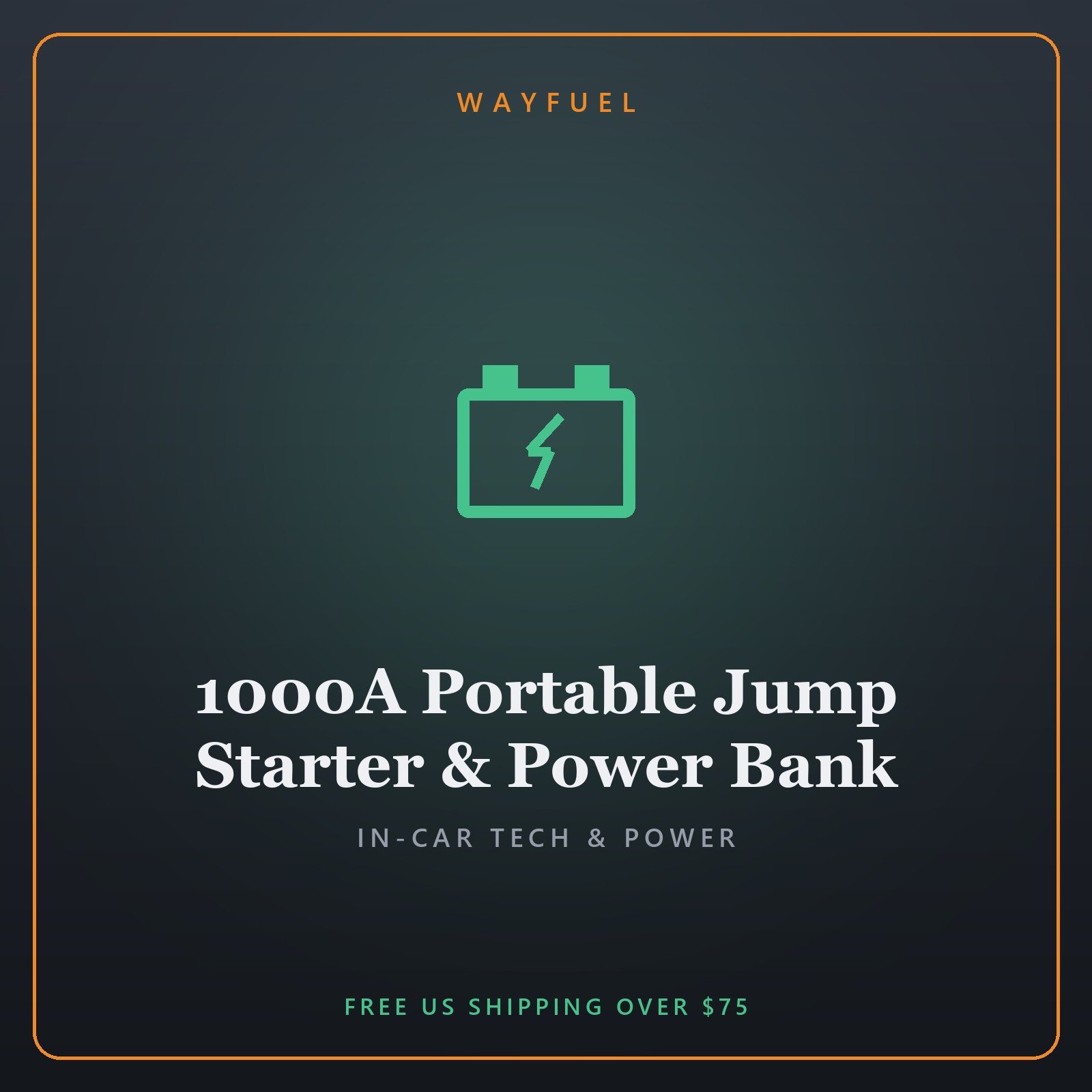 1000A Portable Jump Starter & Power Bank