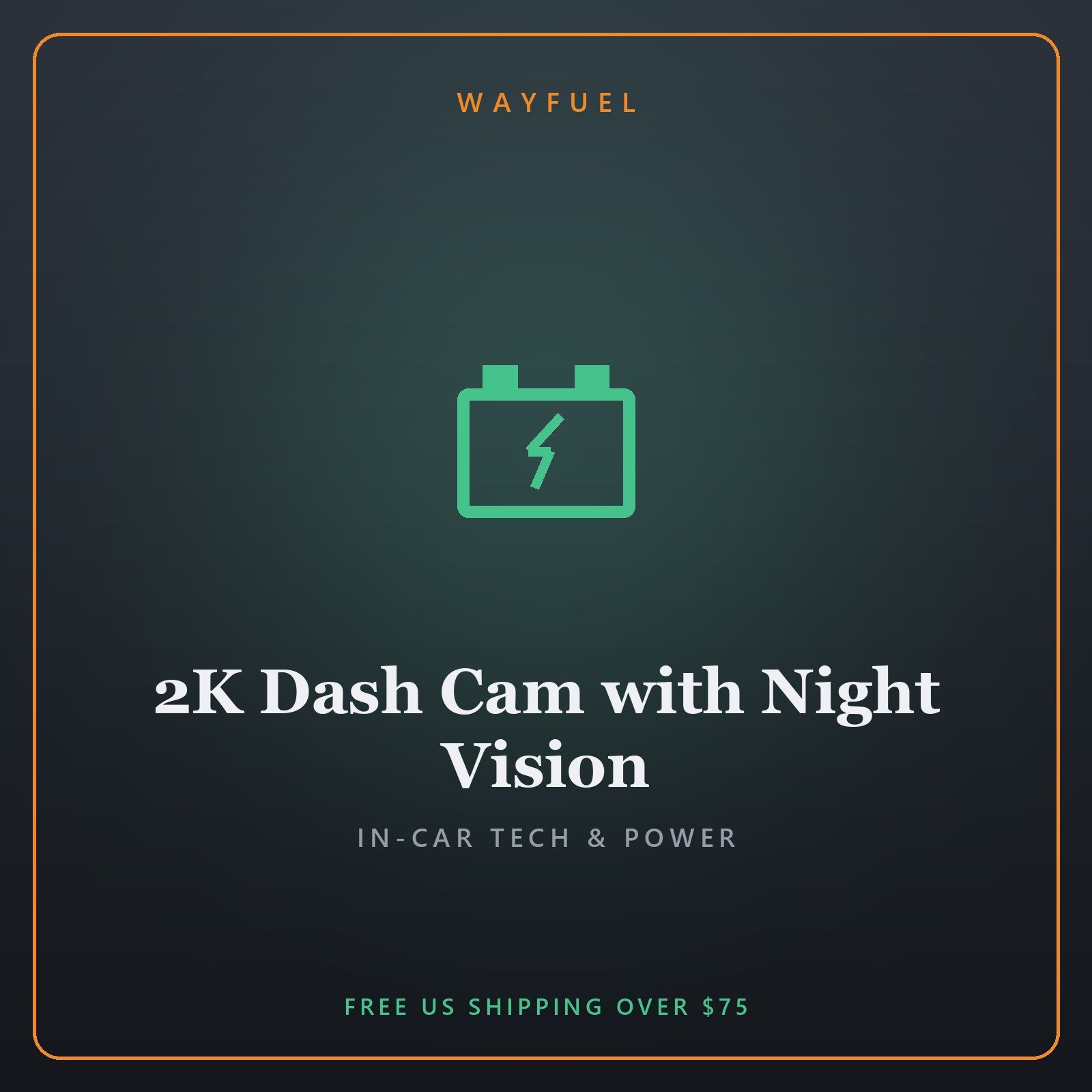 2K Dash Cam with Night Vision
